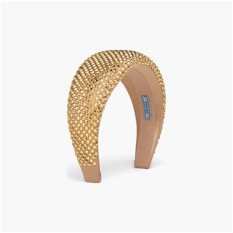 prada gold headband|prada headbands for women.